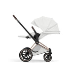 Cybex Priam Style Pushchair - Off White with Rose Gold Frame
