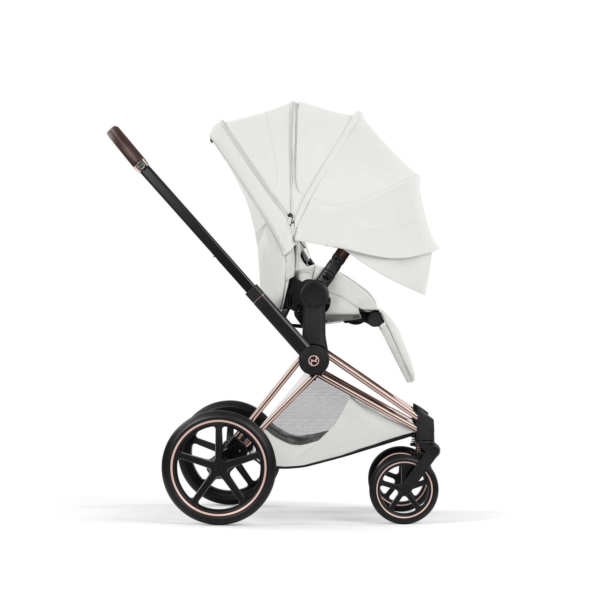 Cybex Priam Style Pushchair - Off White with Rose Gold Frame