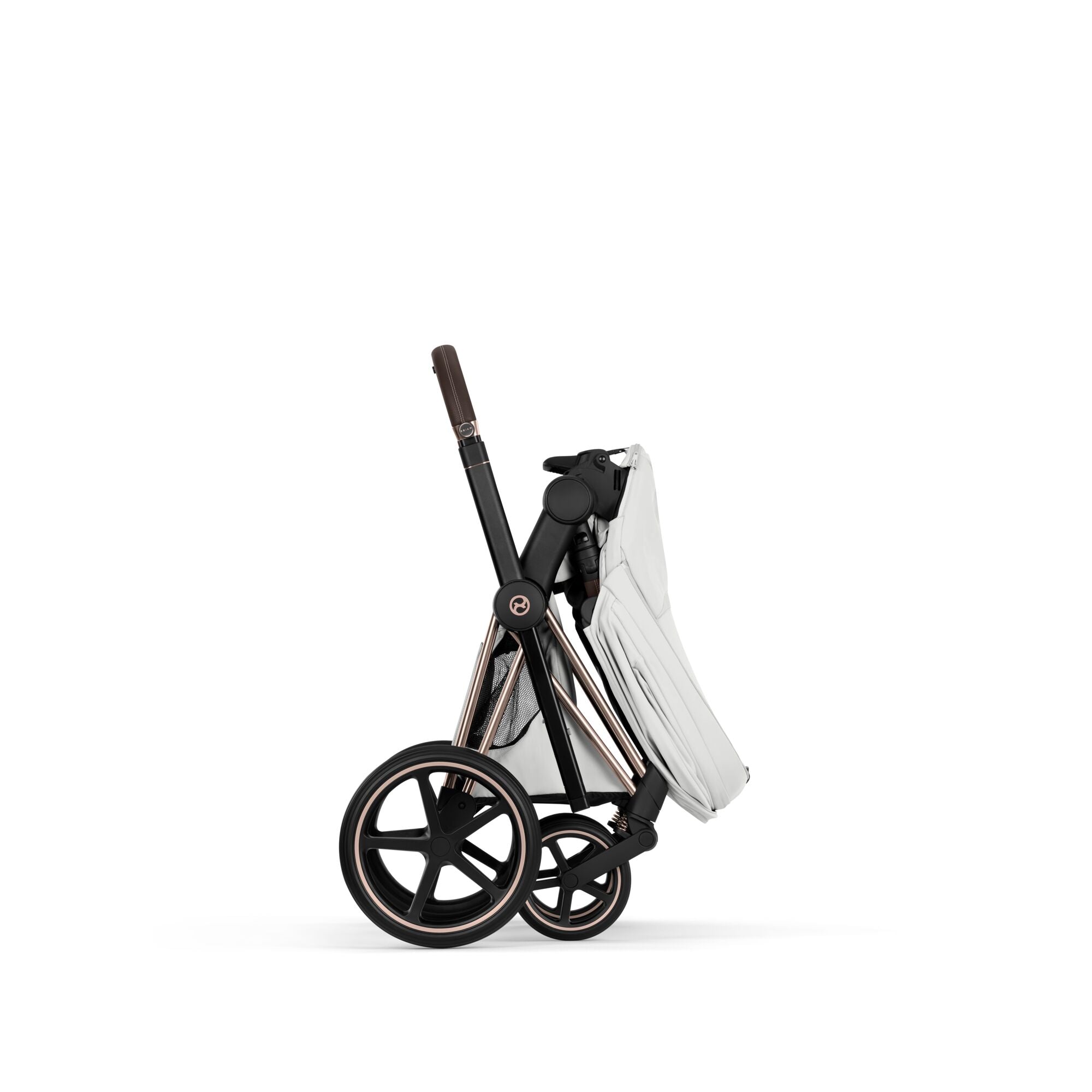 Cybex Priam Style Pushchair - Off White with Rose Gold Frame