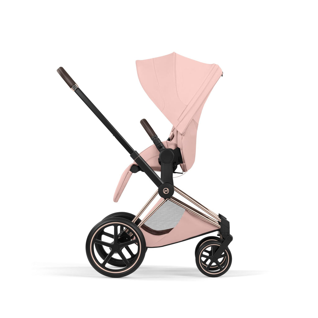 Cybex Priam Style Pushchair - Peach Pink with Rose Gold Frame