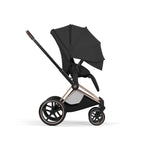 Cybex Priam Style Pushchair - Sepia Black with Rose Gold Frame