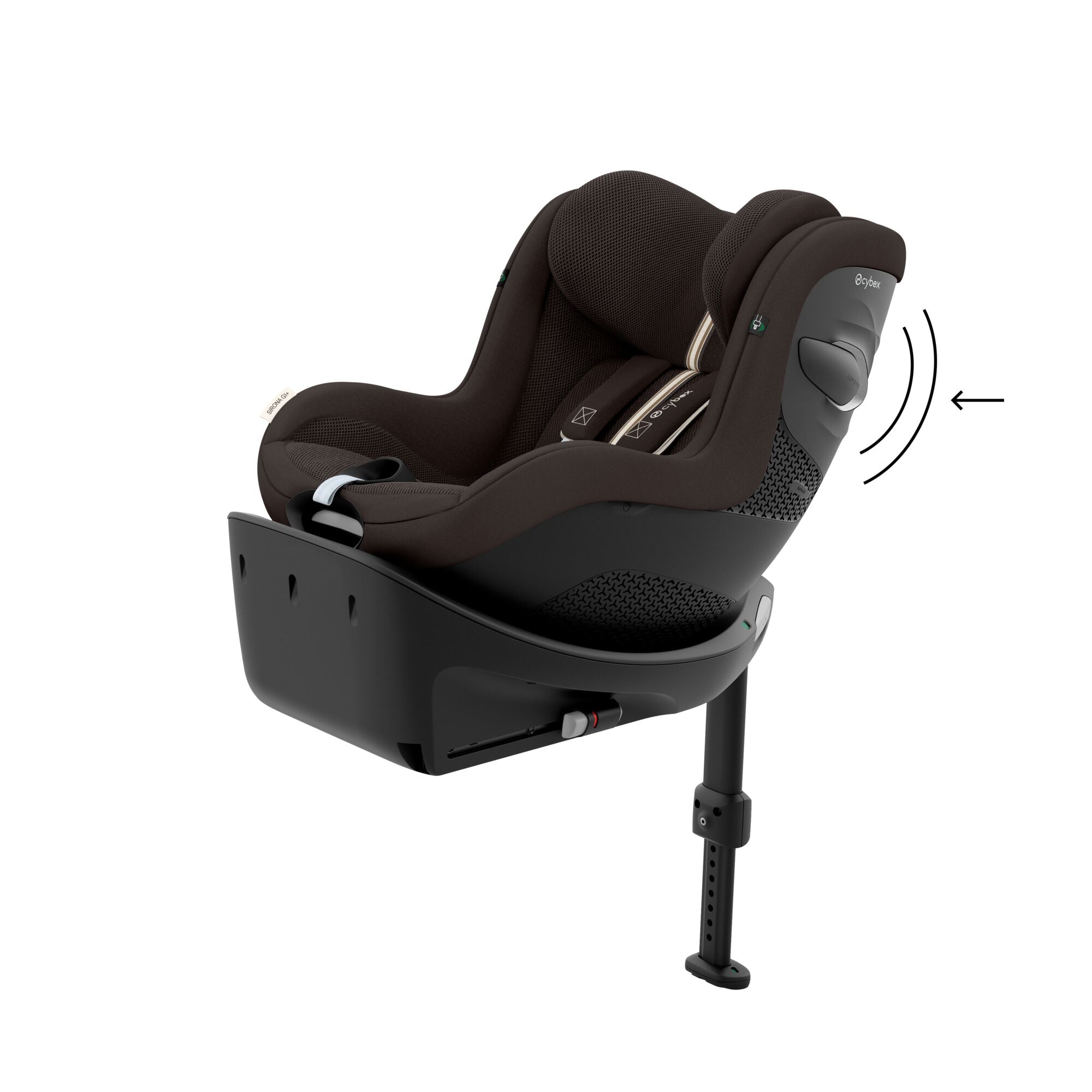 CYBEX Sirona Gi i-Size PLUS 360° Rotating ISOFIX Toddler Car Seat - Chocolate Brown