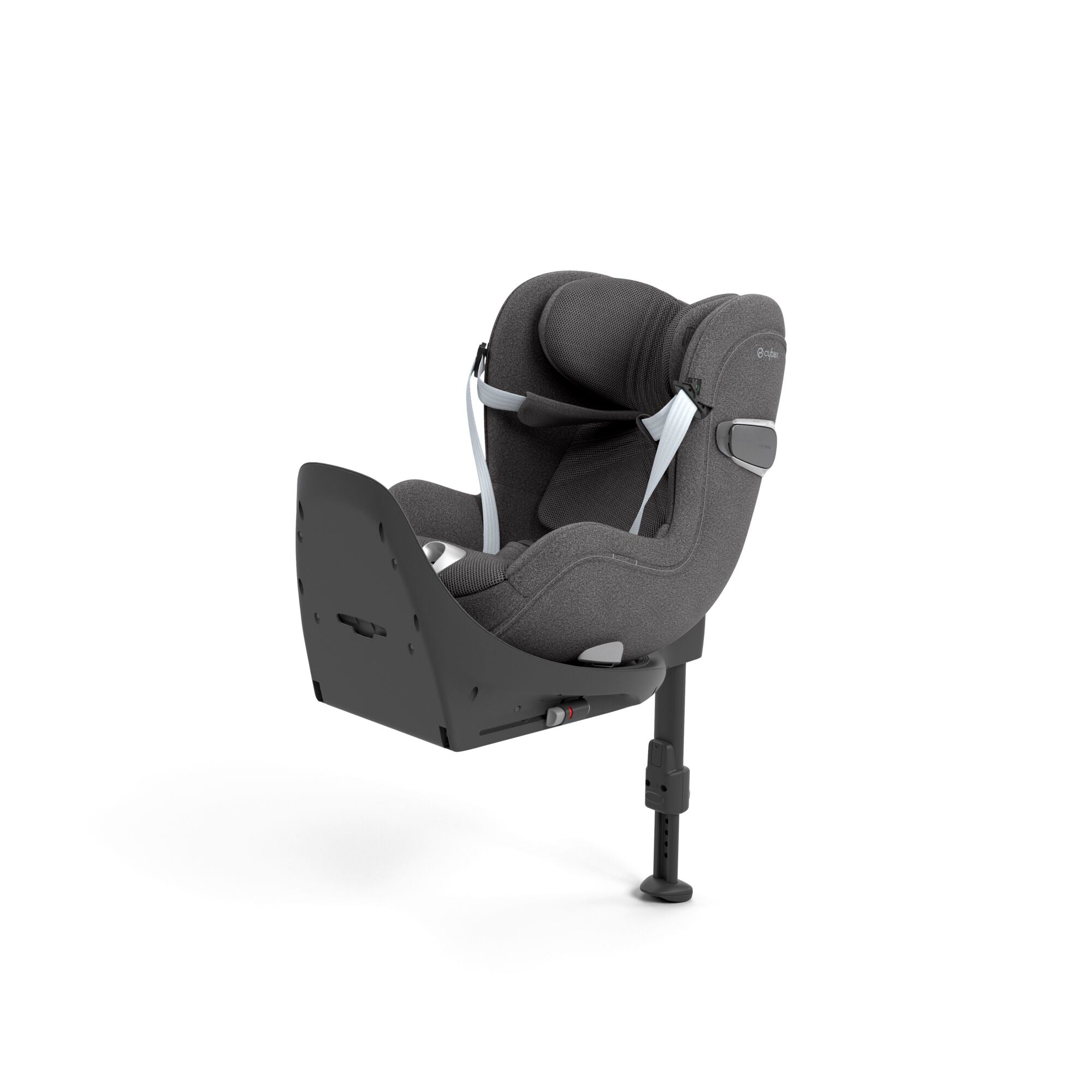 Cybex PRIAM Fold Cot Newborn to Toddler Travel System Bundle - Style City Grey & Chrome Brown Frame