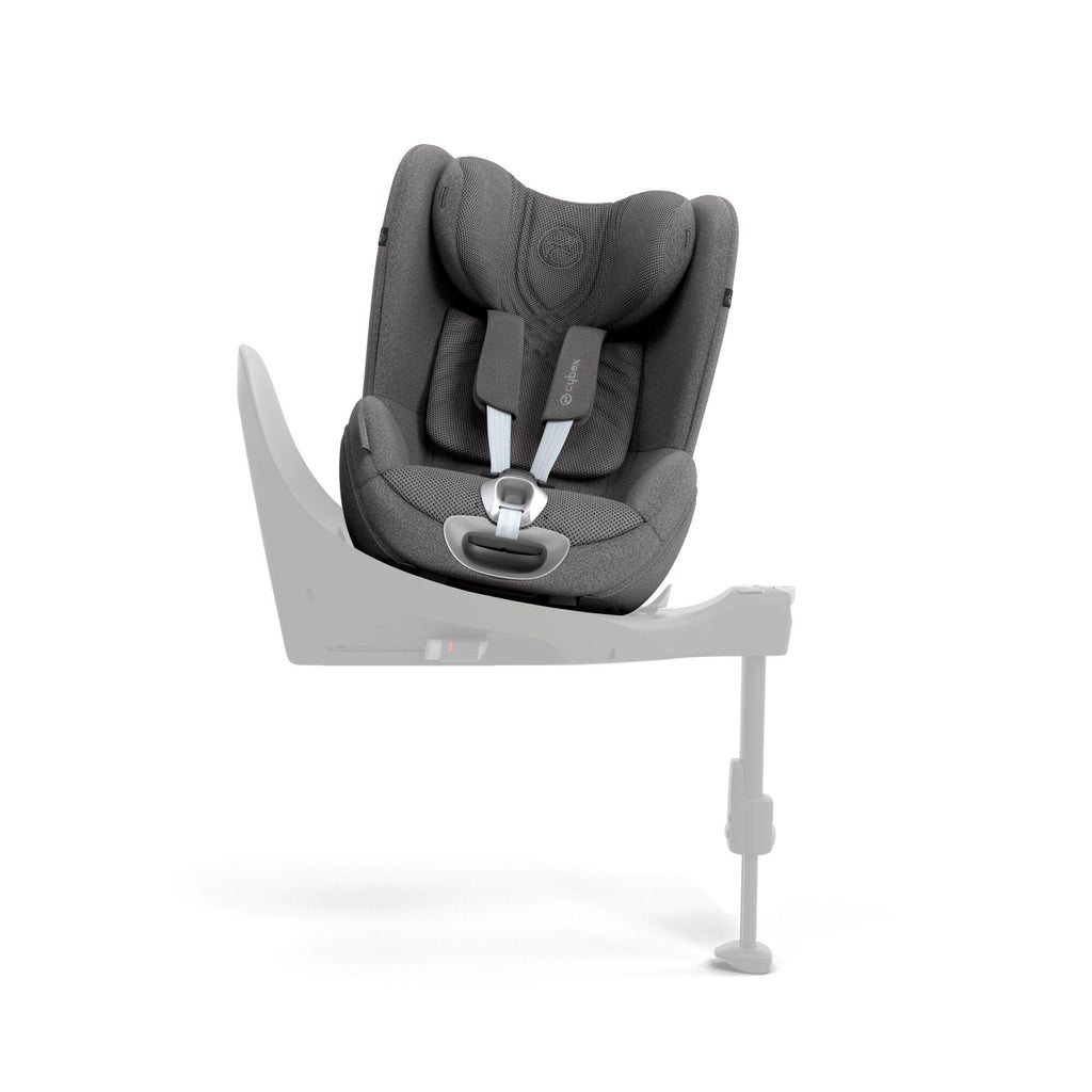 Cybex PRIAM Fold Cot Newborn to Toddler Travel System Bundle - Style City Grey & Chrome Brown Frame