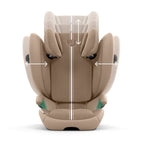 Cybex Solution G2 i-Size Plus Foldable Child Car Seat - Almond Beige