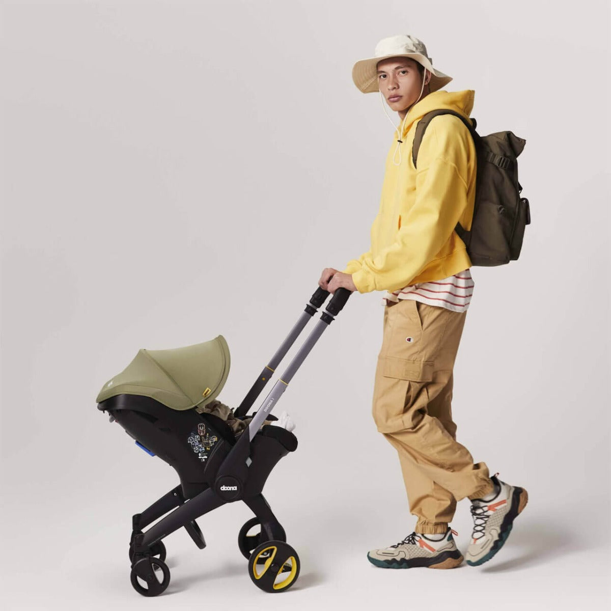 Doona i Infant Car Seat Stroller - Desert Green 2