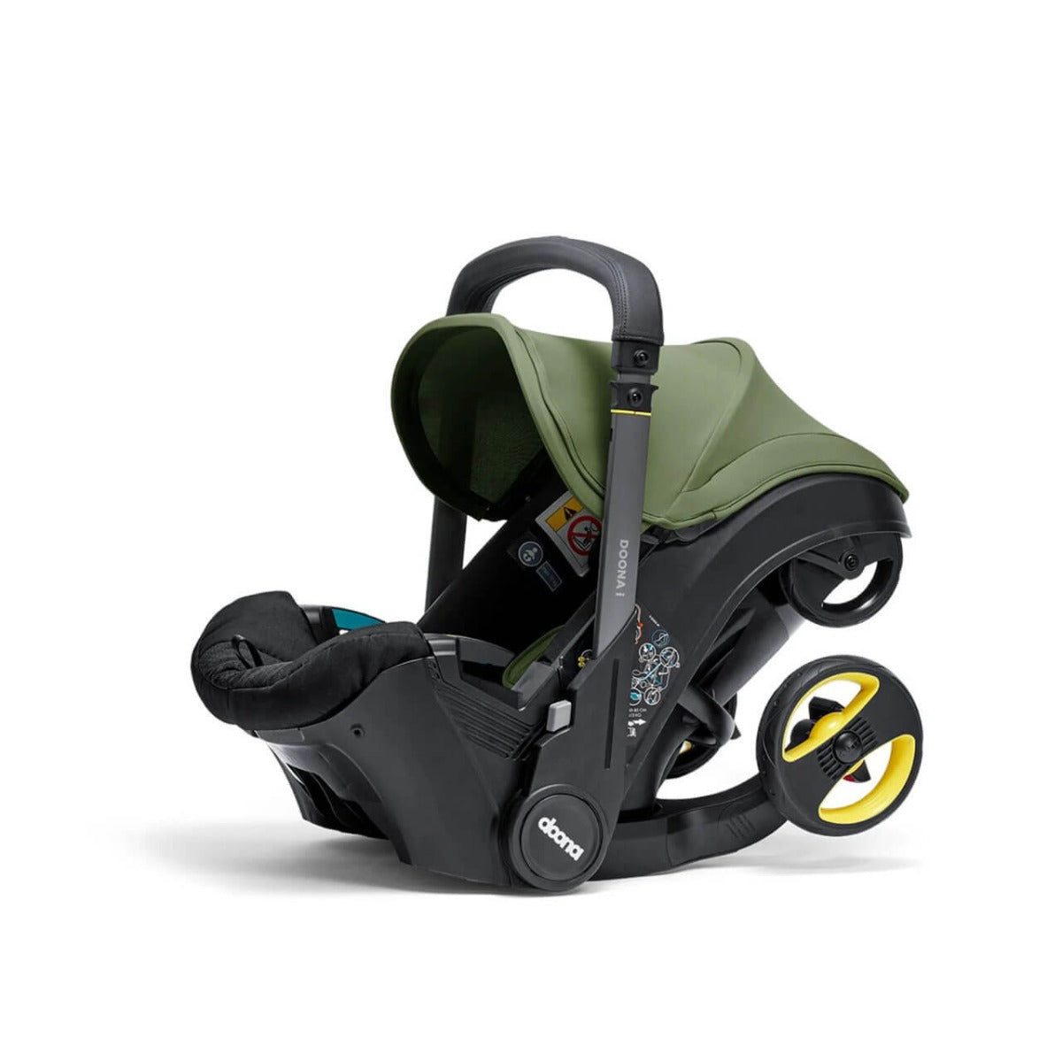 Doona i Infant Car Seat Stroller + IsoFix Base - Desert Green 8