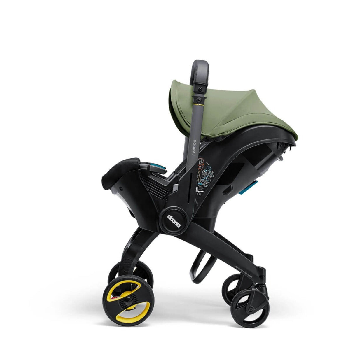 Doona i Infant Car Seat Stroller - Desert Green 5
