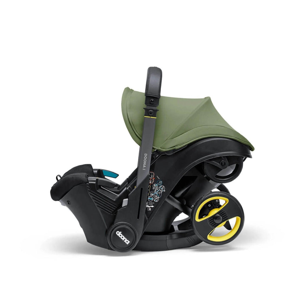 Doona i Infant Car Seat Stroller + IsoFix Base - Desert Green 13