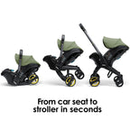 Doona i Infant Car Seat Stroller + IsoFix Base - Desert Green 14