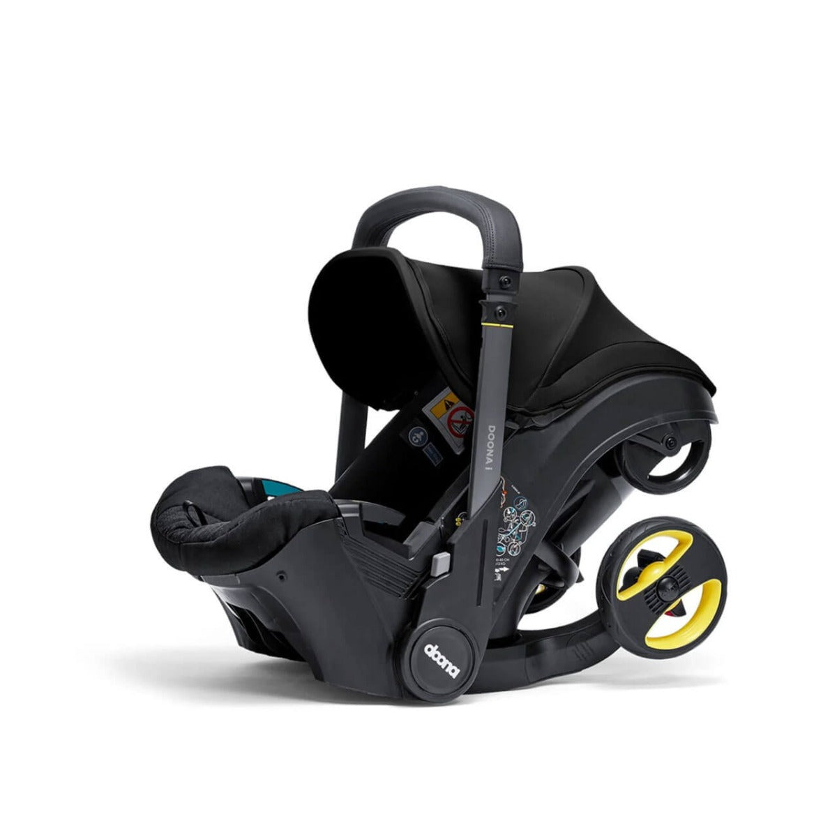 Doona i Infant Car Seat Stroller + IsoFix Base - Nitro Black 7