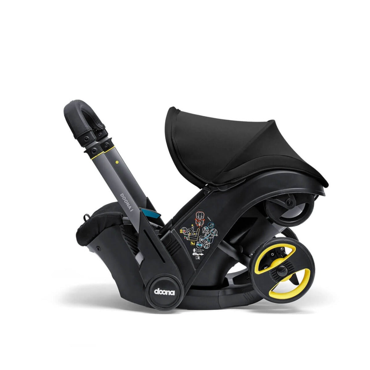 Doona i Infant Car Seat Stroller + IsoFix Base - Nitro Black 11