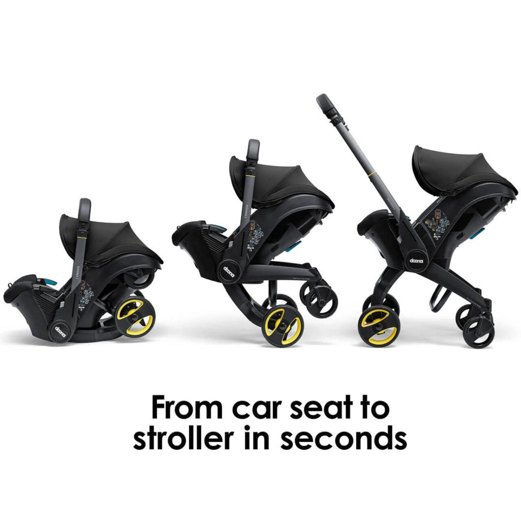 Doona i Infant Car Seat Stroller + IsoFix Base - Nitro Black 13