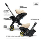 Doona i Infant Car Seat Stroller + IsoFix Base - Sahara Sand 4