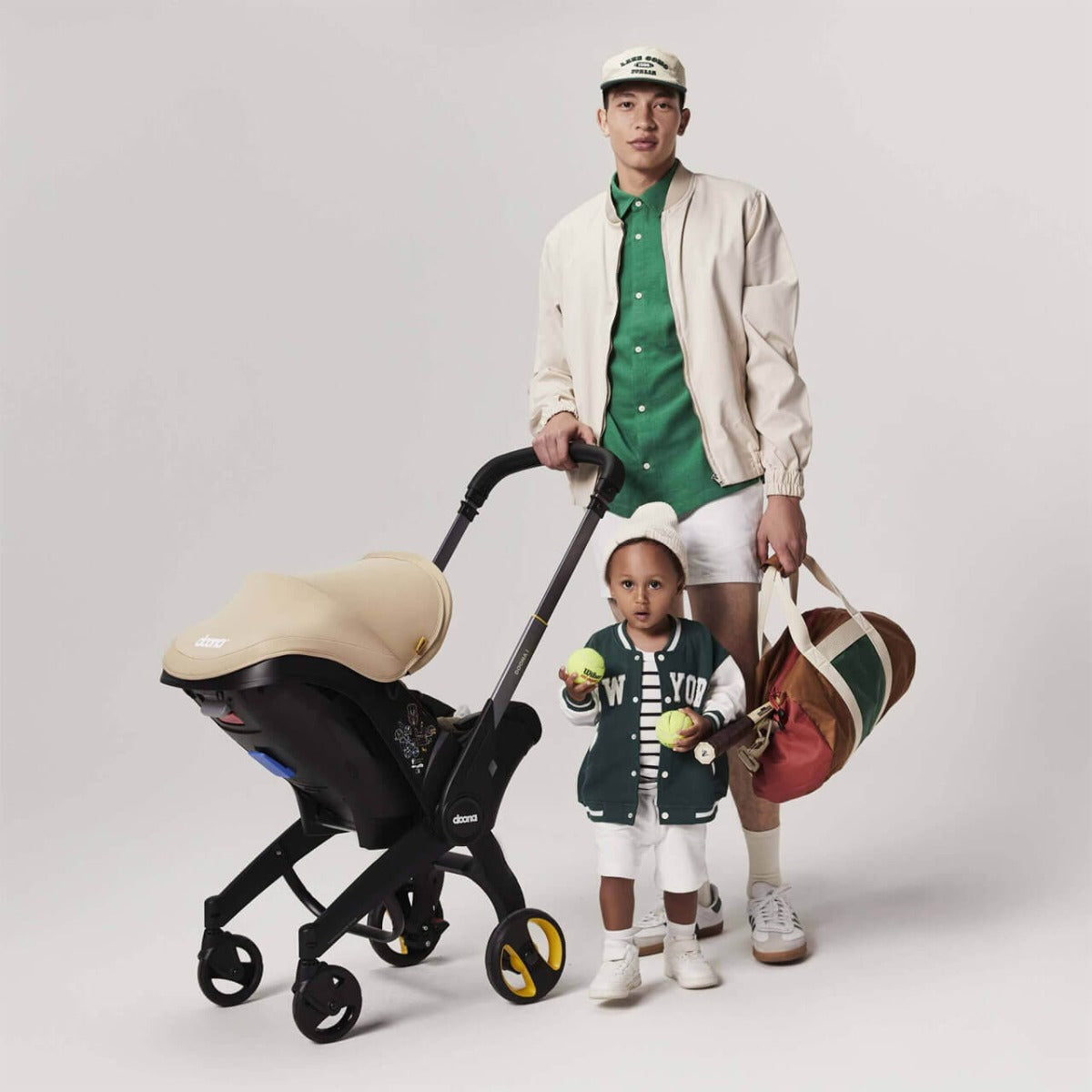 Doona i Infant Car Seat Stroller + IsoFix Base - Sahara Sand 5