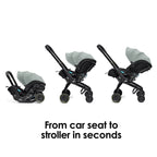 Doona X Infant Car Seat Stroller + IsoFix Base - Dusty Sage 9