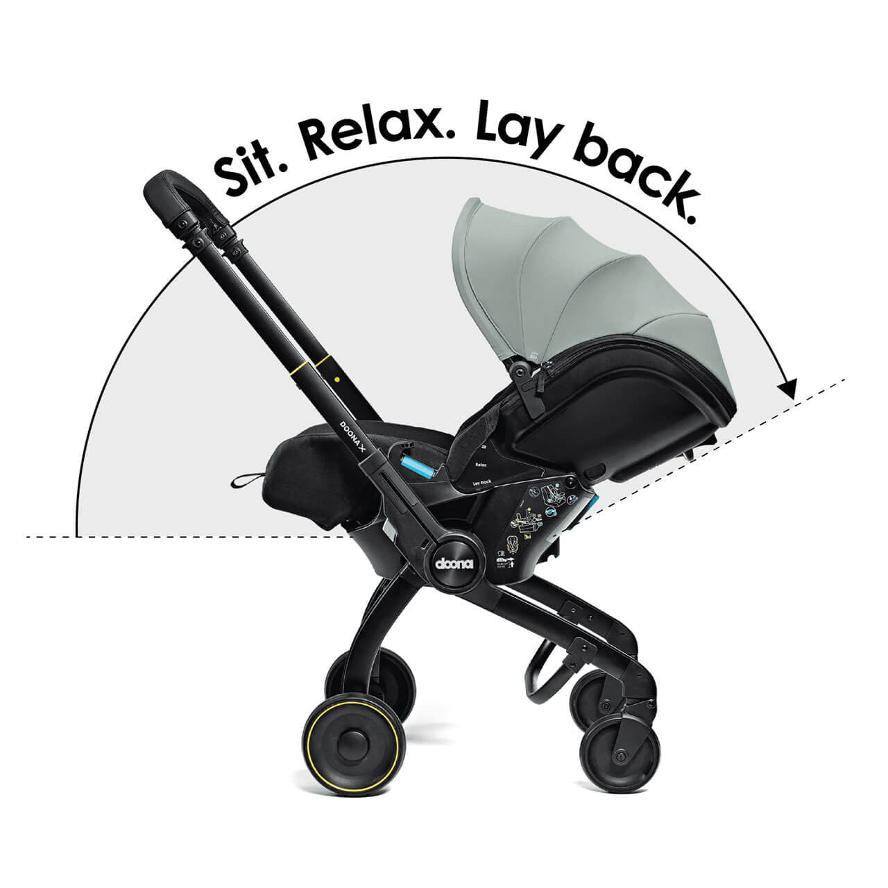 Doona X Infant Car Seat Stroller - Dusty Sage 6