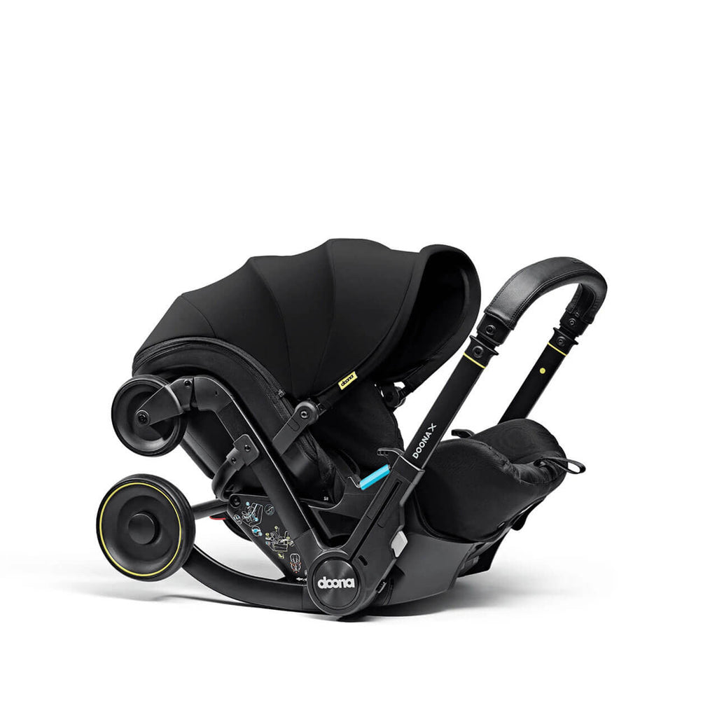Doona X Infant Car Seat Stroller + IsoFix Base - Nitro Black 4