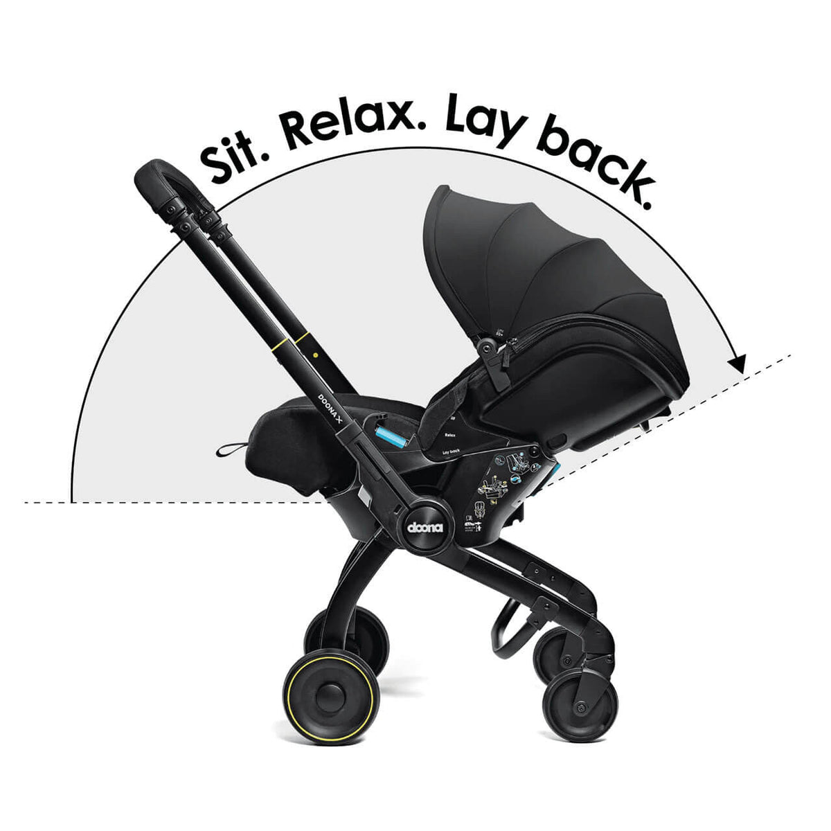 Doona X Infant Car Seat Stroller - Nitro Black 5