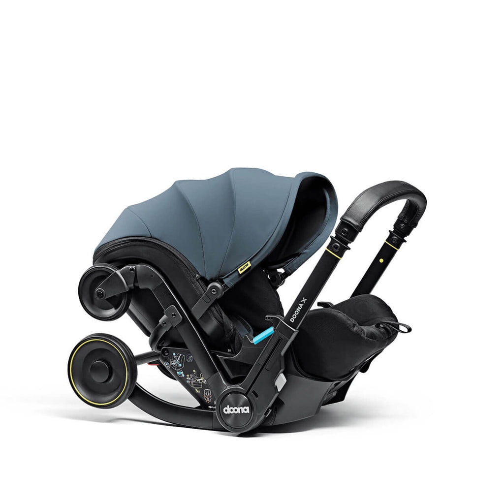 Doona X Infant Car Seat Stroller + IsoFix Base - Ocean Blue 5