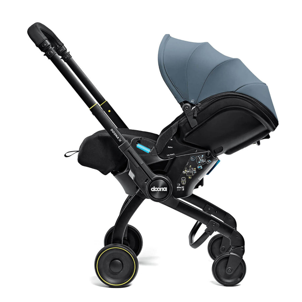 Doona X Infant Car Seat Stroller + IsoFix Base - Ocean Blue 7