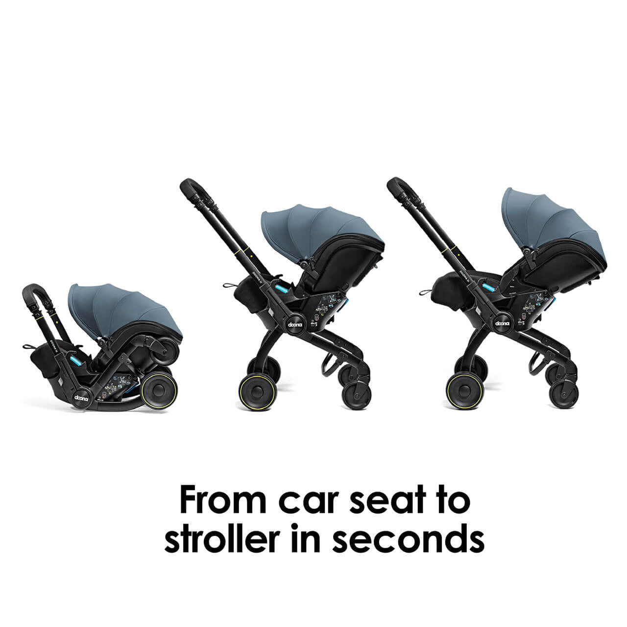 Doona X Infant Car Seat Stroller - Ocean Blue 5