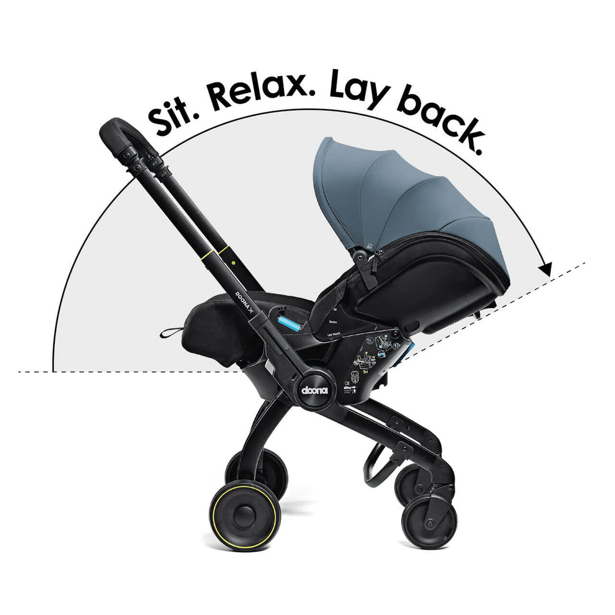 Doona X Infant Car Seat Stroller - Ocean Blue 6