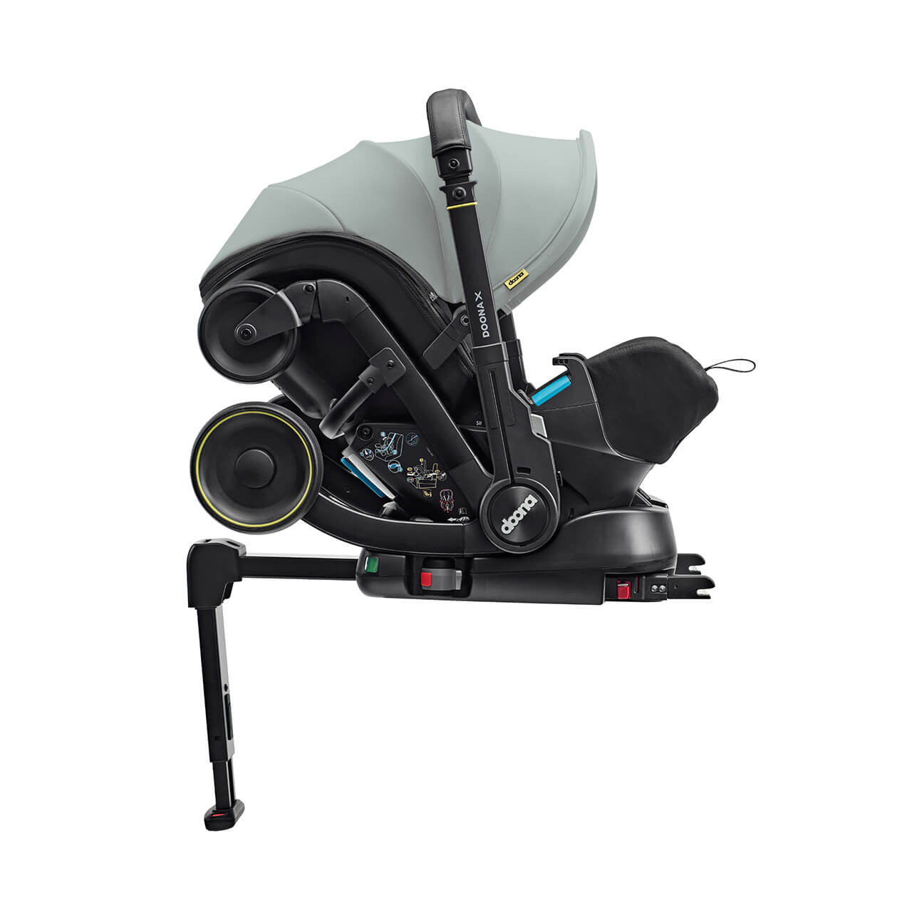 Doona X Infant Car Seat Stroller + IsoFix Base - Dusty Sage 4