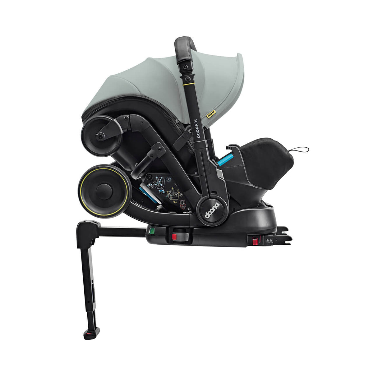 Doona X Infant Car Seat Stroller + IsoFix Base - Dusty Sage 4