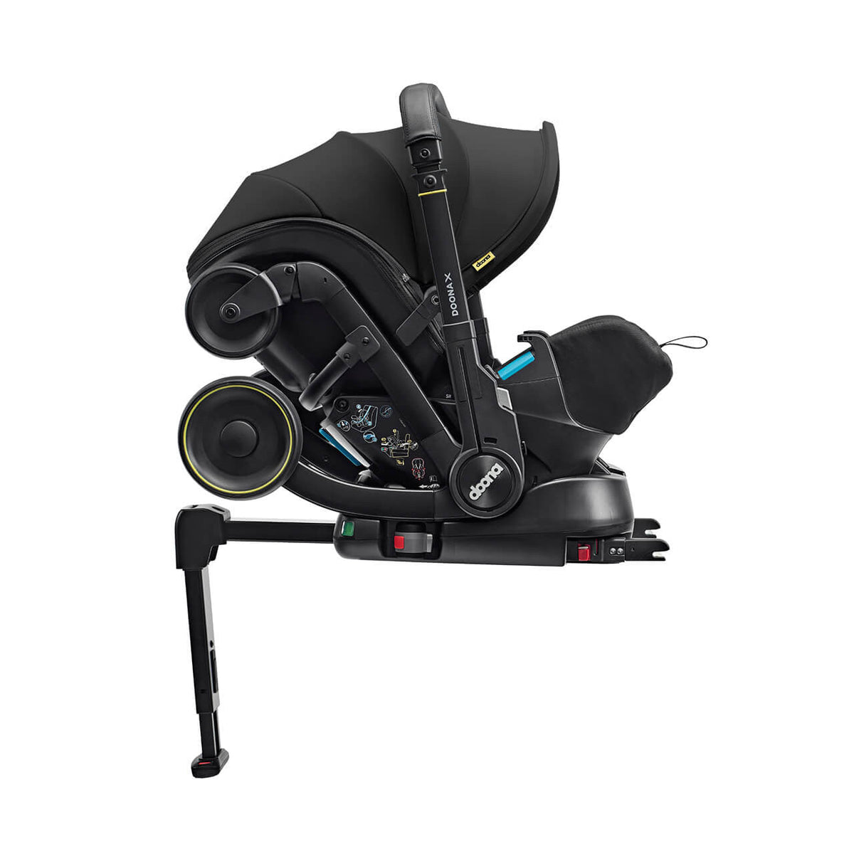 Doona X Infant Car Seat Stroller + IsoFix Base - Nitro Black 3