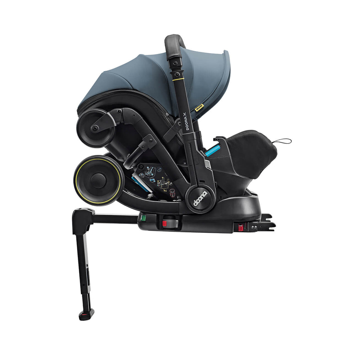 Doona X Infant Car Seat Stroller + IsoFix Base - Ocean Blue 4