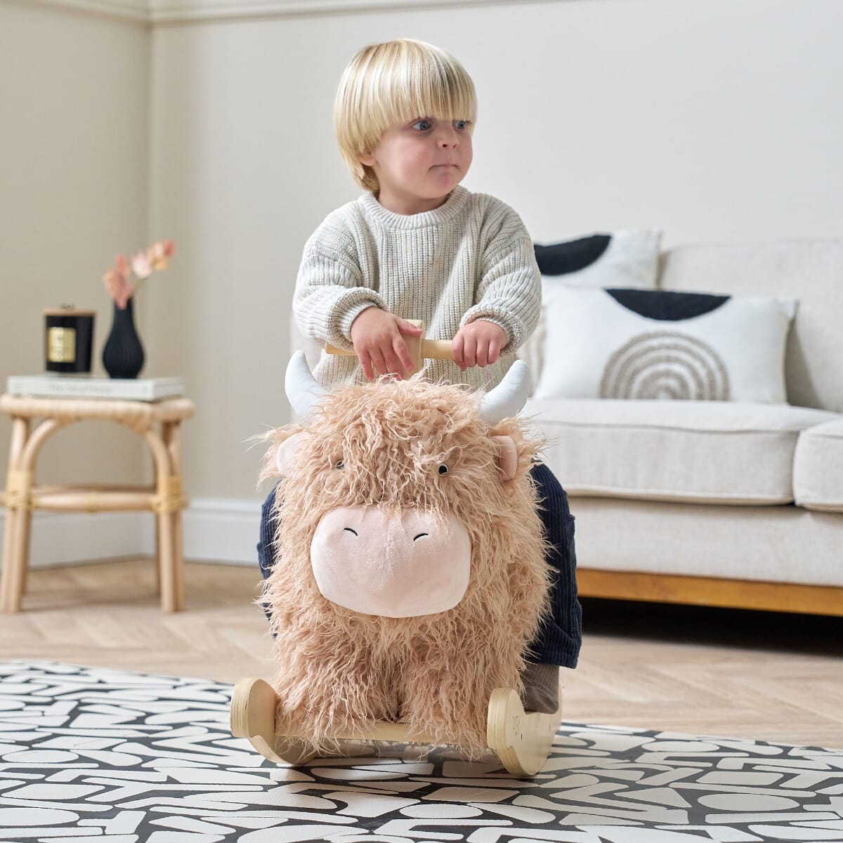 Tutti Bambini Douglas the Highland Cow Rocking Toy - Default Title