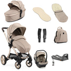 Egg 3 Luxury Shell i-Size Travel System Bundle - Feather 1
