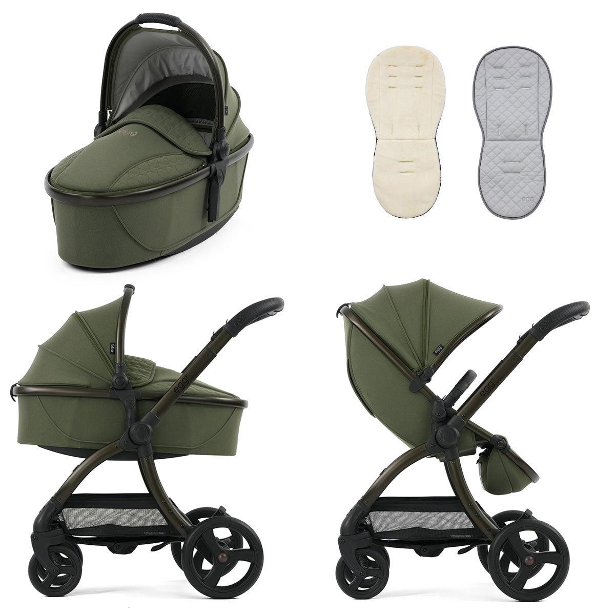 Egg 3 Luxury Maxi-Cosi Cabriofix i-Size Travel System Bundle - Sage