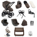 Egg 3 Ultimate Shell 360 Car Seat & Nursery Essentials Bundle - Chocolate Velvet