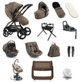Egg 3 Ultimate Shell 360 Car Seat & Nursery Essentials Bundle - Mink