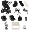 Egg 3 Ultimate Shell 360 Car Seat & Nursery Essentials Bundle - Panther