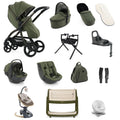 Egg 3 Ultimate Shell 360 Car Seat & Nursery Essentials Bundle - Sage