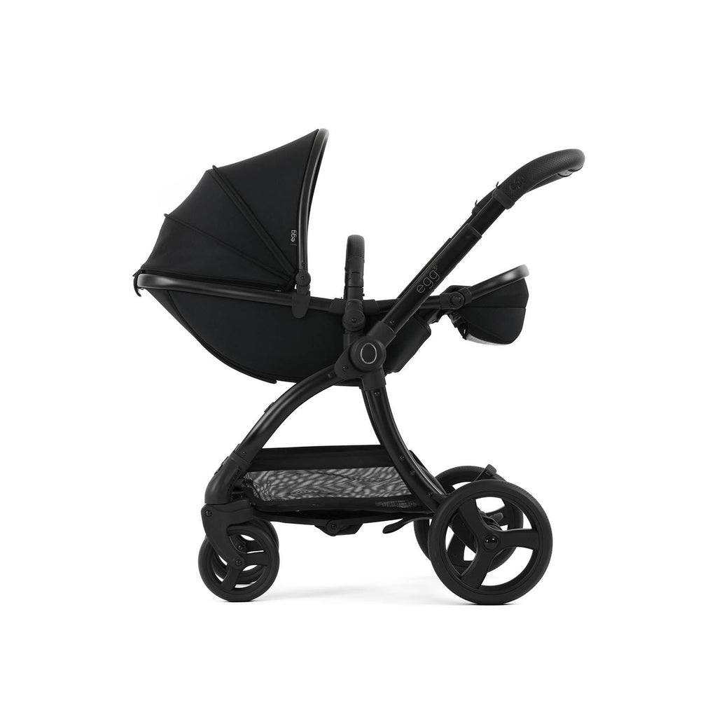 Egg 3 Ultimate Shell 360 Car Seat & Nursery Essentials Bundle - Panther