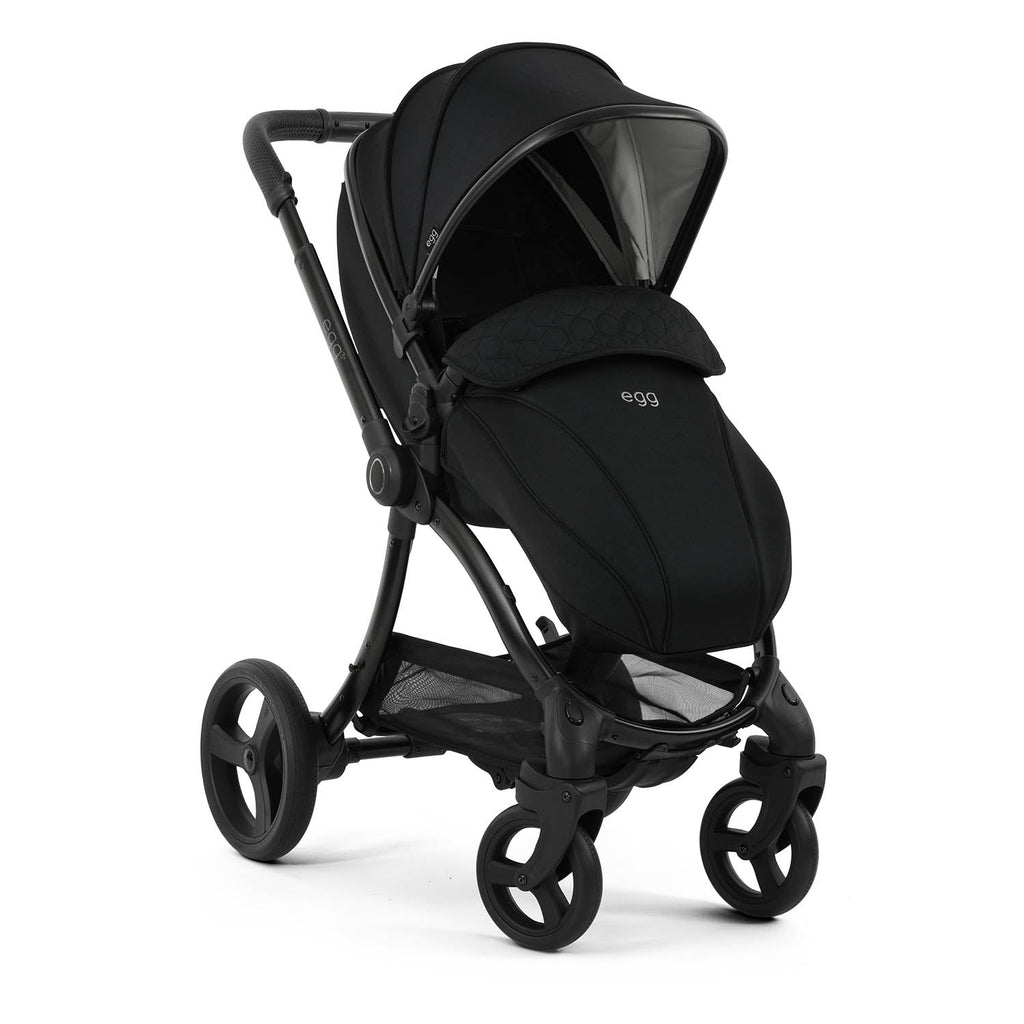 Egg 3 Ultimate Shell 360 Car Seat & Nursery Essentials Bundle - Panther