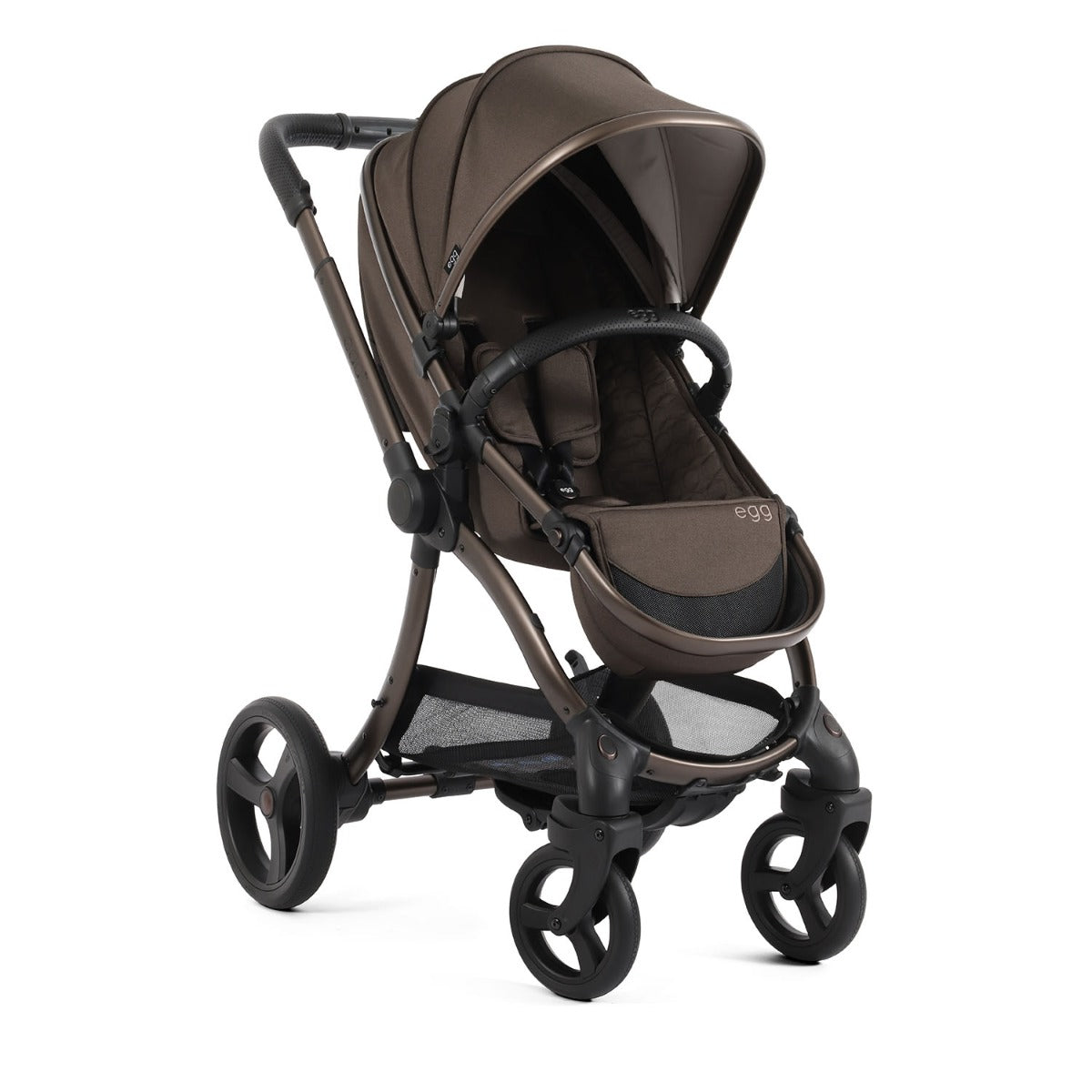 Egg 3 Luxury Shell i-Size Travel System Bundle - Chocolate Velvet 56