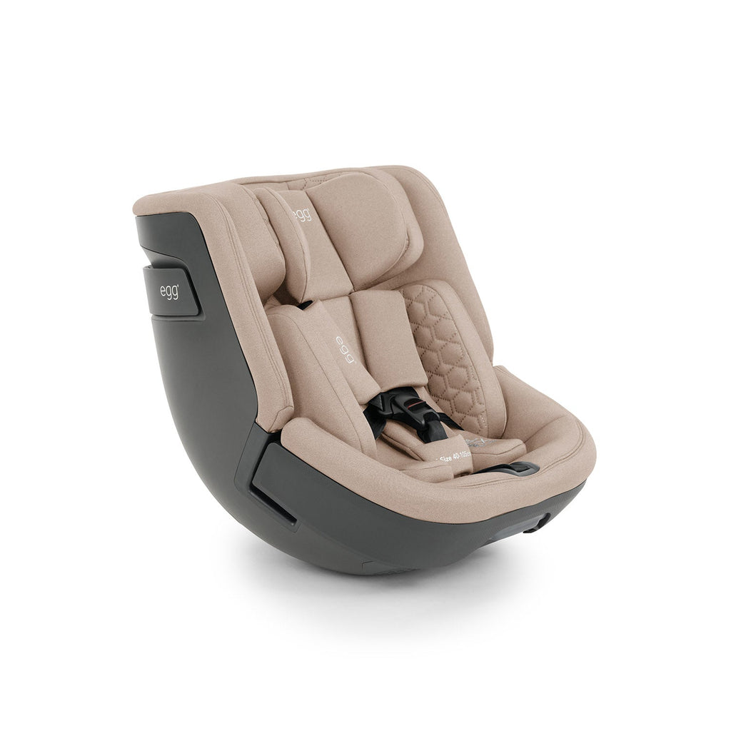 Egg 3 Ultimate Shell 360 Car Seat & Nursery Essentials Bundle - Feather