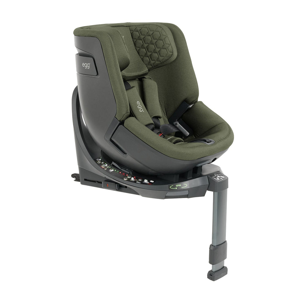 Egg 3 Ultimate Shell 360 Car Seat & Nursery Essentials Bundle - Sage