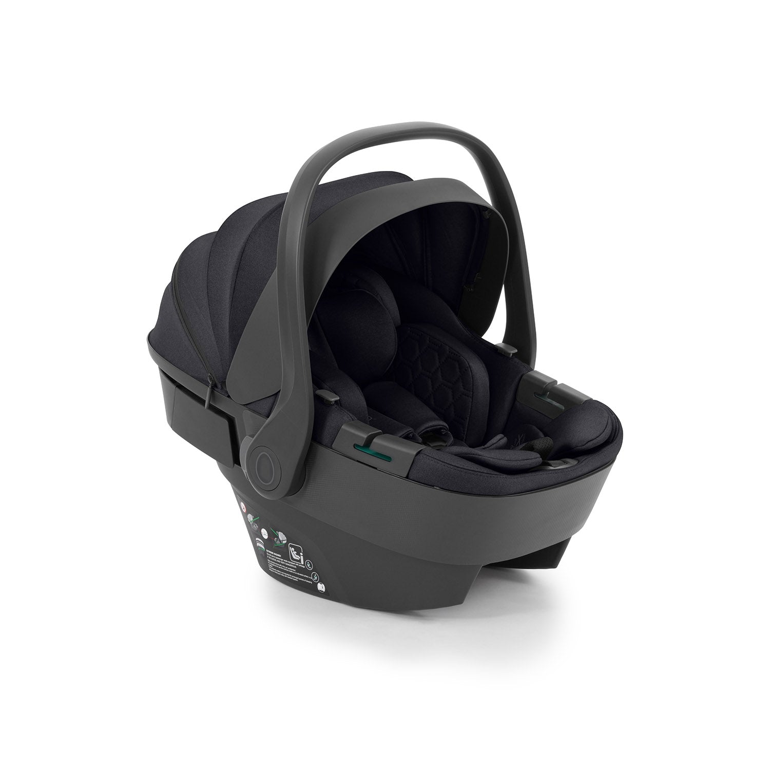Egg 3 Ultimate Shell 360 Car Seat & Nursery Essentials Bundle - Carbonite