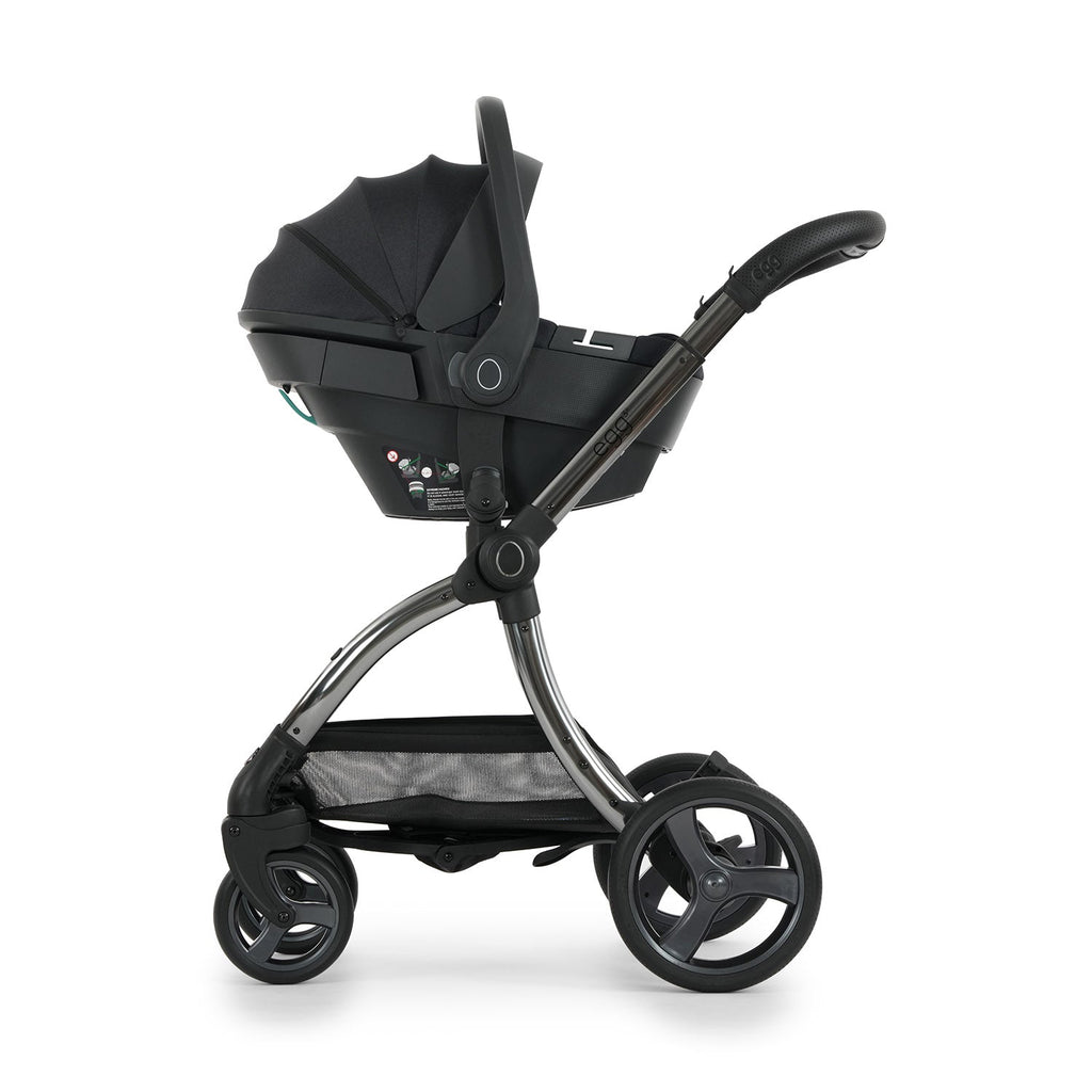 Egg 3 Ultimate Shell 360 Car Seat & Nursery Essentials Bundle - Carbonite