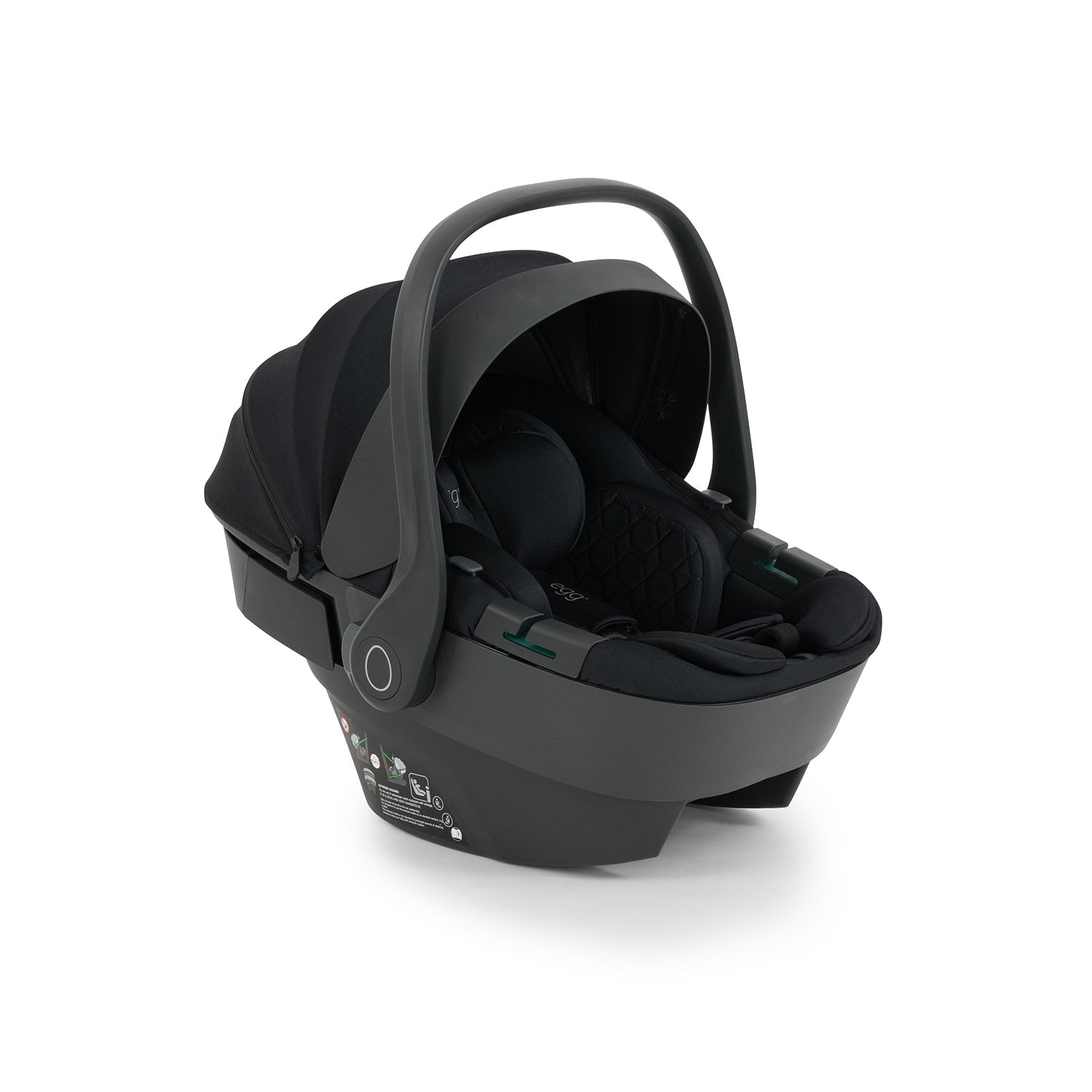 Egg 3 Ultimate Shell 360 Car Seat & Nursery Essentials Bundle - Panther