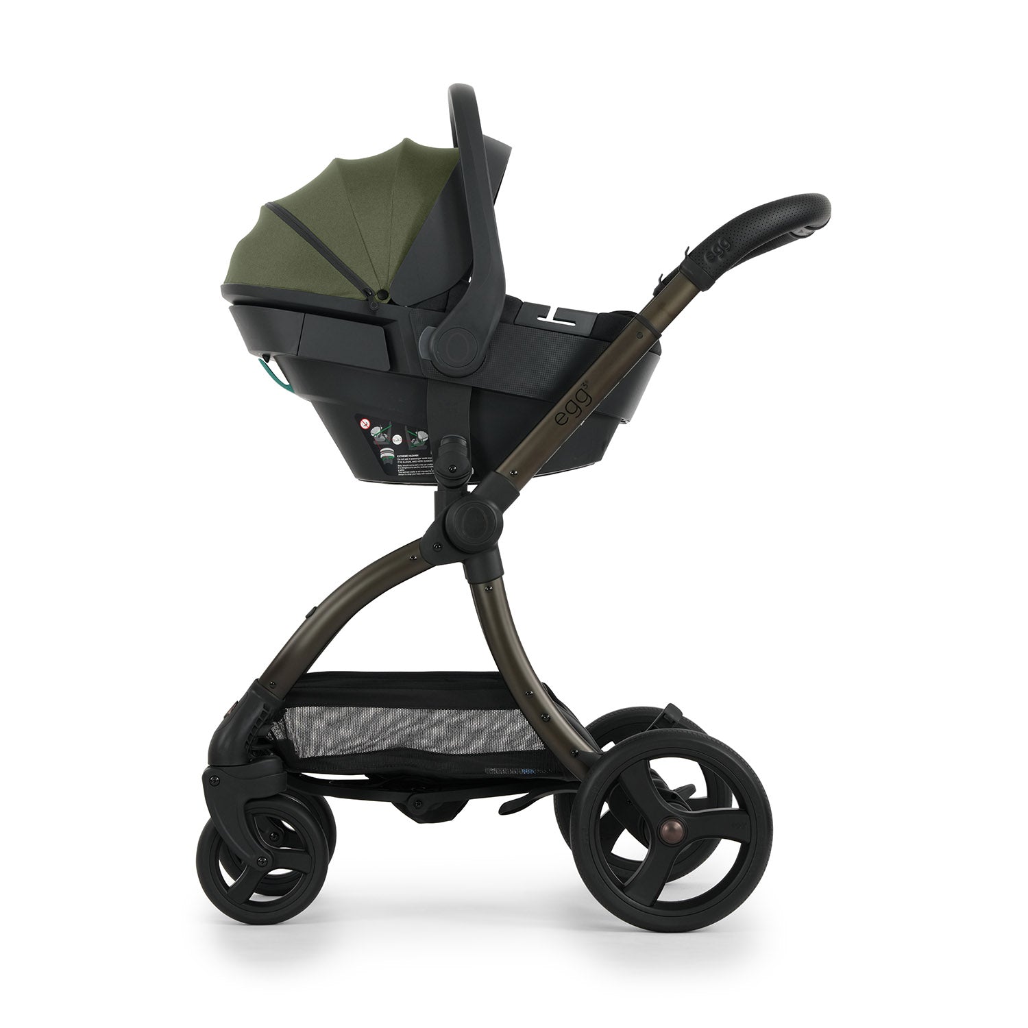 Egg 3 Ultimate Shell 360 Car Seat & Nursery Essentials Bundle - Sage