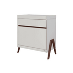 Tutti Bambini Fuori Chest Changer - White Sand & Warm Walnut