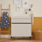 Tutti Bambini Fuori Chest Changer - White Sand & Warm Walnut