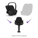 Silver Cross Glide Plus 360 Infant Car Seat & Base Plus 360 - Iconic Black 3